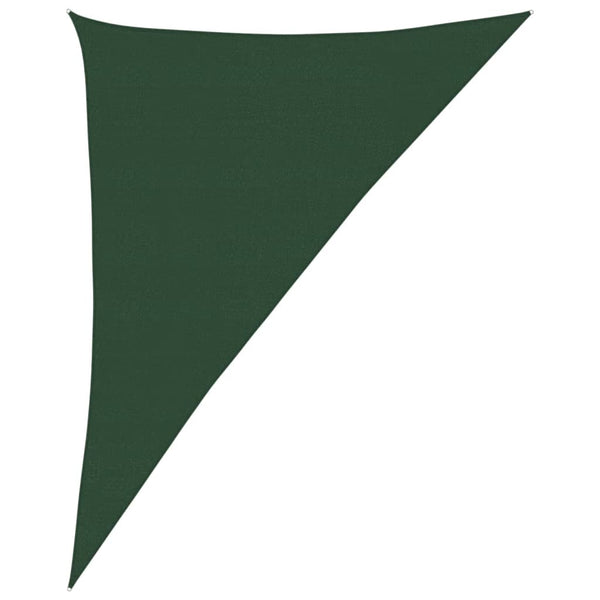 Dunkelgrünes Sonnensegel Epamimondas 4x5x6,8 m (160 g/m² HDPE)