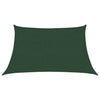 Dunkelgrünes Sonnensegel Tudosi 3/4x2 m (160 g/m², HDPE)