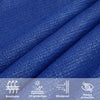 Sonnensegel Cristodora blau 2x4,5 m (160 g/m², HDPE)