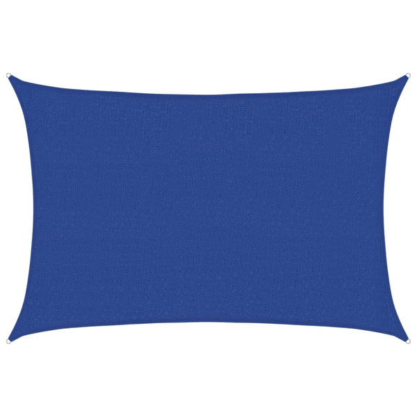 Blaues Sonnensegel Cristodora 2,5x4 m (160 g/m² HDPE)