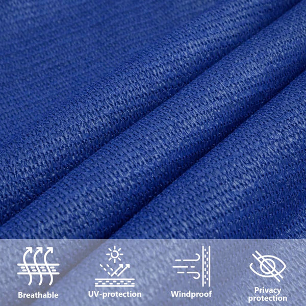 Blaues Sonnensegel Cristodora 2,5x4 m (160 g/m² HDPE)