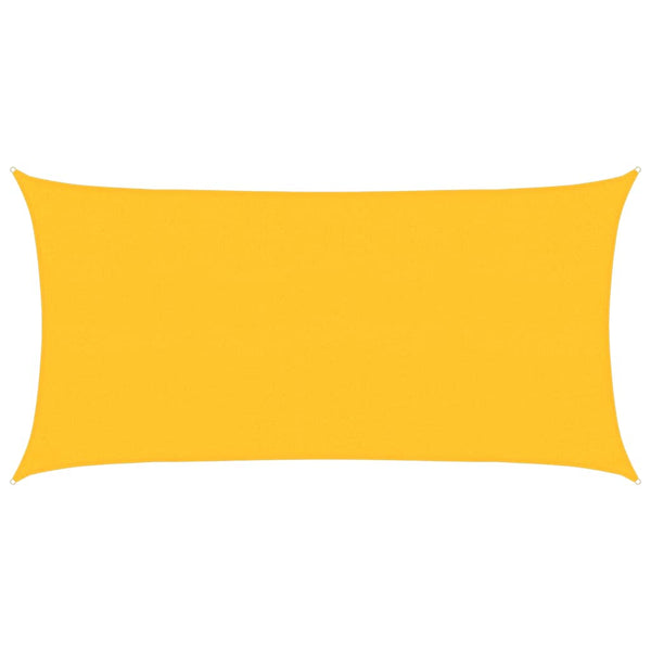 Gelbes Sonnensegel Cristodora 2,5x5 m (160 g/m² HDPE)