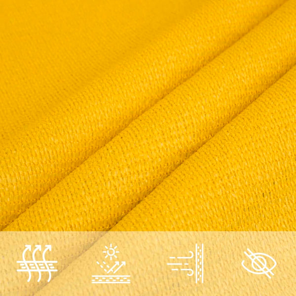 Gelbes Sonnensegel Tudosi 3/4x2 m (160 g/m² HDPE)