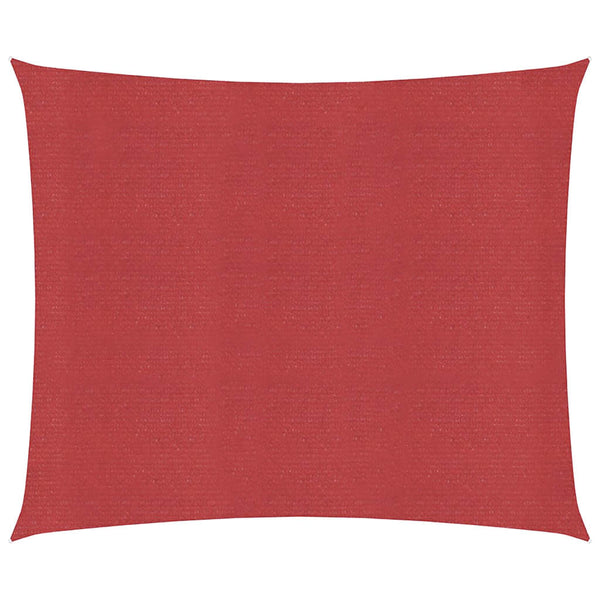 Rotes Sonnensegel Huth 4,5x4,5 m (160 g/m² HDPE)