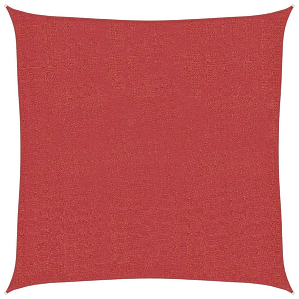 Rotes Sonnensegel Huth 7x7 m (160 g/m² HDPE)
