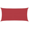 Rotes Sonnensegel Cristodora 3x6 m (160 g/m² HDPE)