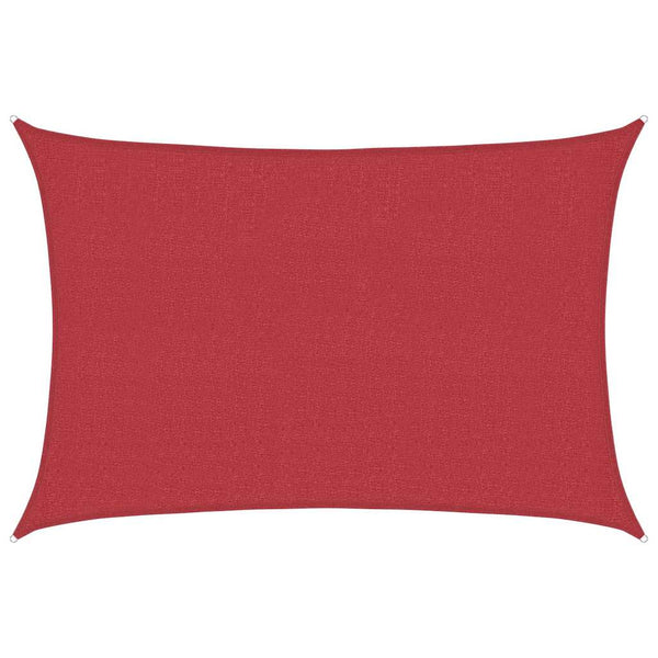 Rotes Sonnensegel Cristodora 3,5x4,5 m (160 g/m² HDPE)