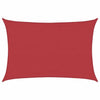 Rotes Sonnensegel Cristodora 3,5x5 m (160 g/m² HDPE)