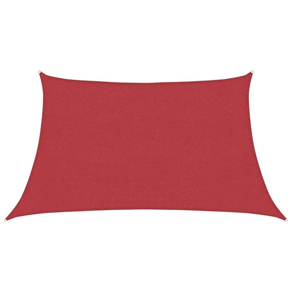 Rotes Sonnensegel Tudosi 3/4x2 m (160 g/m² HDPE)