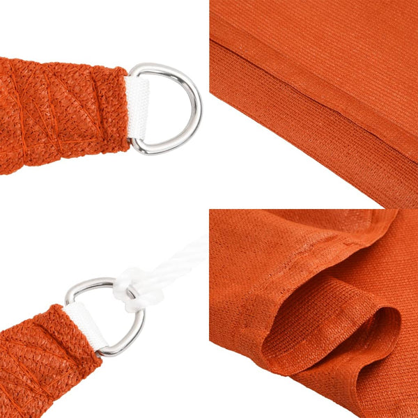 Sonnensegel Cristodora orange 2x5 m (160 g/m² HDPE)
