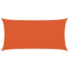 Oranssi aurinkopurje Cristodora 2,5x5 m (160 g/m², hdpe)