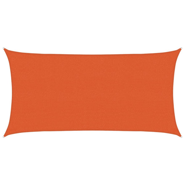 Oranssi aurinkopurje Cristodora 2,5x5 m (160 g/m², hdpe)