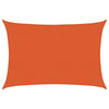 Oranssi aurinkopurje Cristodora 3,5x5 m (160 g/m² hdpe)