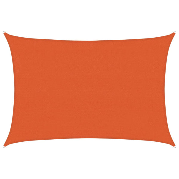 Oranssi aurinkopurje Cristodora 3,5x5 m (160 g/m² hdpe)