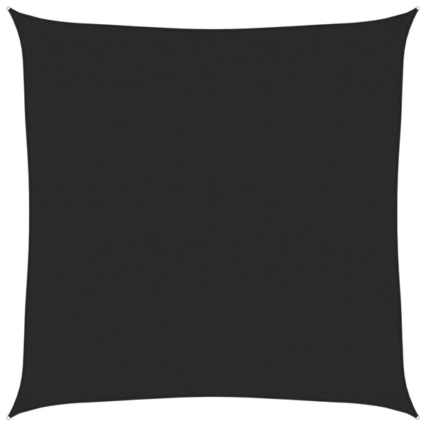 Schwarzes Sonnensegel Huth 5x5 m (160 g/m² HDPE)
