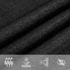 Schwarzes Sonnensegel Huth 5x5 m (160 g/m² HDPE)