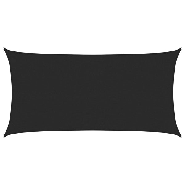 Musta aurinkopurje Cristodora 2x3,5 m (160 g/m² hdpe)