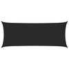 Schwarzes Sonnensegel Cristodora 2x5 m (160 g/m² HDPE)