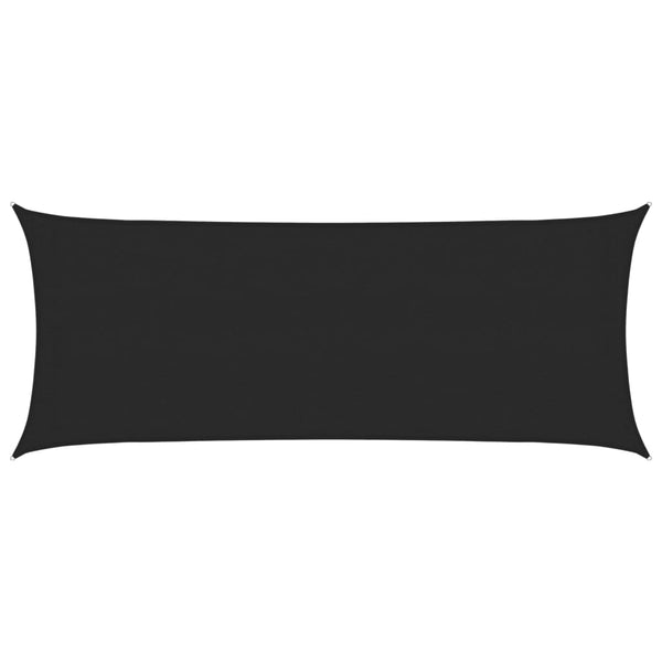 Schwarzes Sonnensegel Cristodora 2x5 m (160 g/m² HDPE)
