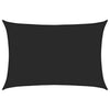 Schwarzes Sonnensegel Cristodora 2,5x3,5 m (160 g/m² HDPE)