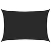 Schwarzes Sonnensegel Cristodora 2,5x4 m (160 g/m² HDPE)