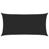 Sonnensegel Cristodora schwarz 2,5x5 m (160 g/m² HDPE)