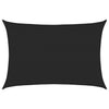 Schwarzes Sonnensegel Cristodora 3,5x5 m (160 g/m² HDPE)