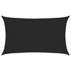 Schwarzes Sonnensegel Cristodora 5x8 m (160 g/m² HDPE)
