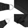 Schwarzes Sonnensegel Epamimondas 5x6x6 m (160 g/m² HDPE)