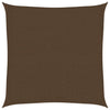 Ruskea aurinkopurje Huth 2,5x2,5 m (160 g/m² hdpe)