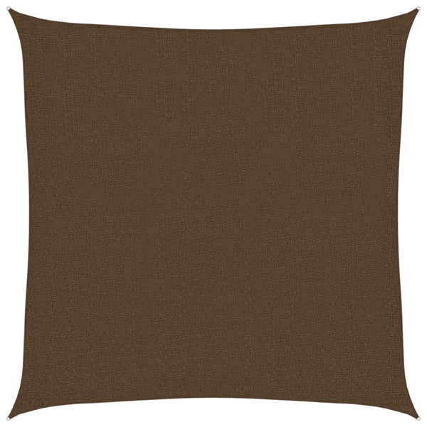 Ruskea aurinkopurje Huth 2,5x2,5 m (160 g/m² hdpe)