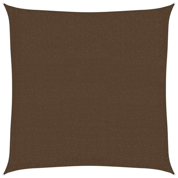Braunes Sonnensegel Huth 3x3 m (160 g/m² hdpe)
