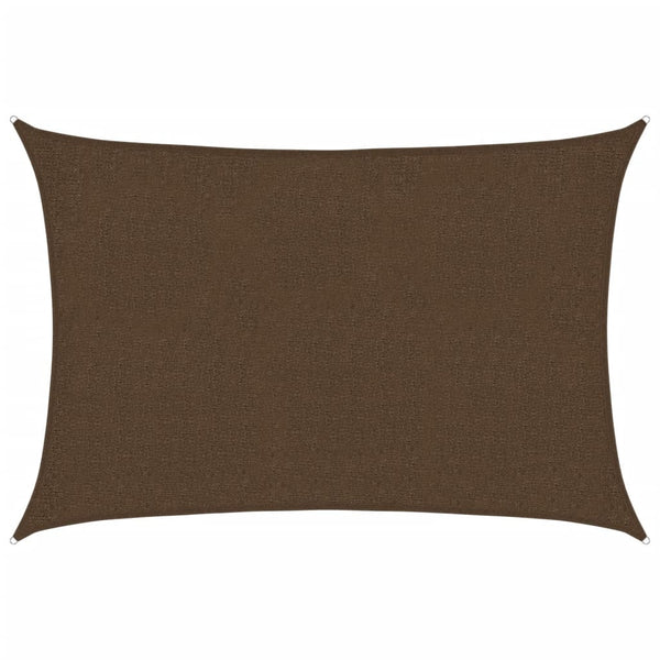 Braunes Sonnensegel Cristodora 2x3 m (160 g/m² HDPE)