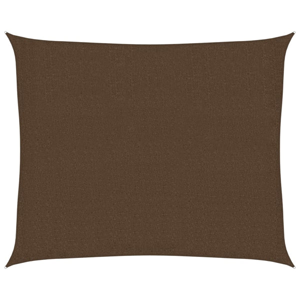 Braunes Sonnensegel Cristodora 2,5x3 m (160 g/m² HDPE)