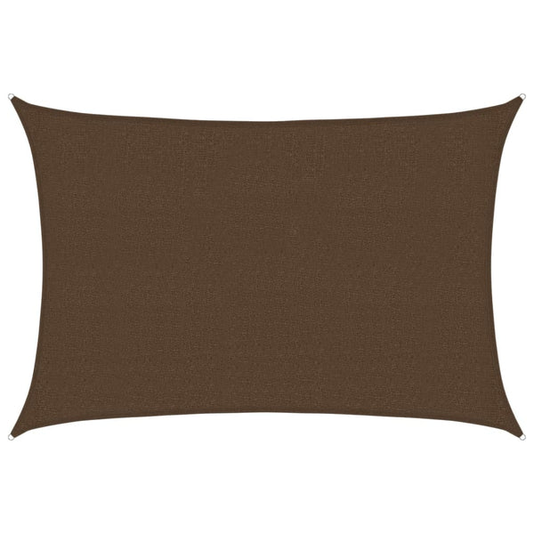 Ruskea aurinkopurje Cristodora 2,5x4 m (160 g/m² hdpe)