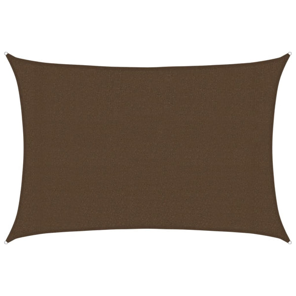 Ruskea aurinkopurje Cristodora 3x4,5 m (160 g/m², hdpe)