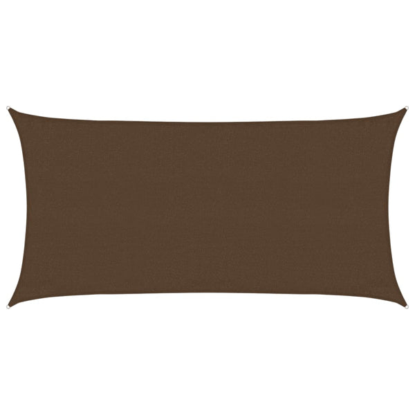 Ruskea aurinkopurje Cristodora 3x6 m (160 g/m² hdpe)