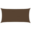 Braunes Sonnensegel Cristodora 4x7 m (160 g/m² HDPE)