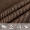 Braunes Sonnensegel Cristodora 4x7 m (160 g/m² HDPE)