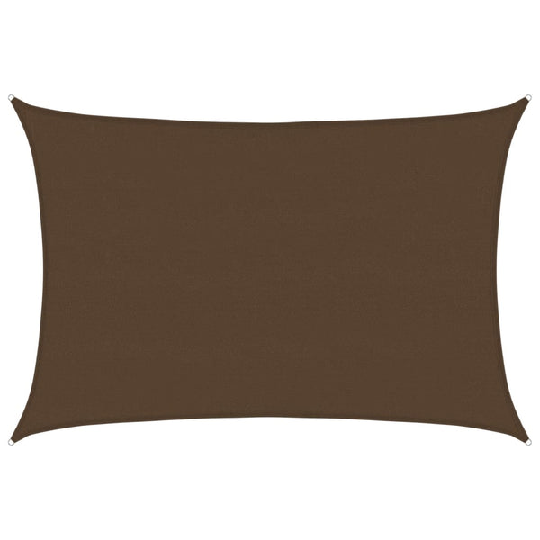 Braunes Sonnensegel Cristodora 5x7 m (160 g/m² HDPE)