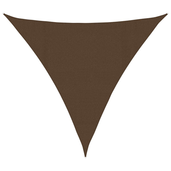 Braunes Sonnensegel Epamimondas 4x4x4 m (160 g/m² HDPE)