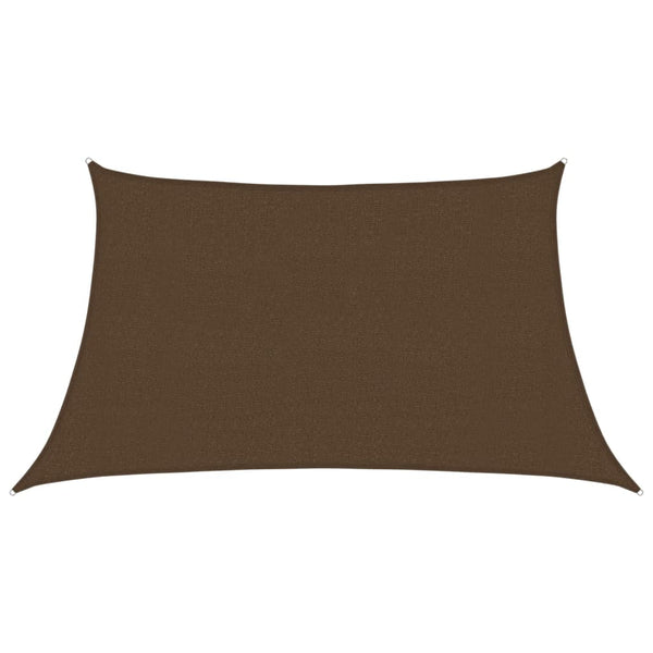 Braunes Sonnensegel Tudosi 3/4x2 m (160 g/m² HDPE)