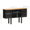 Sideboard Ghiulgiean 110x30x65cm (grobes Mangoholz)