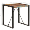 Esstisch Matelena 70x70x75cm (recyceltes Massivholz)