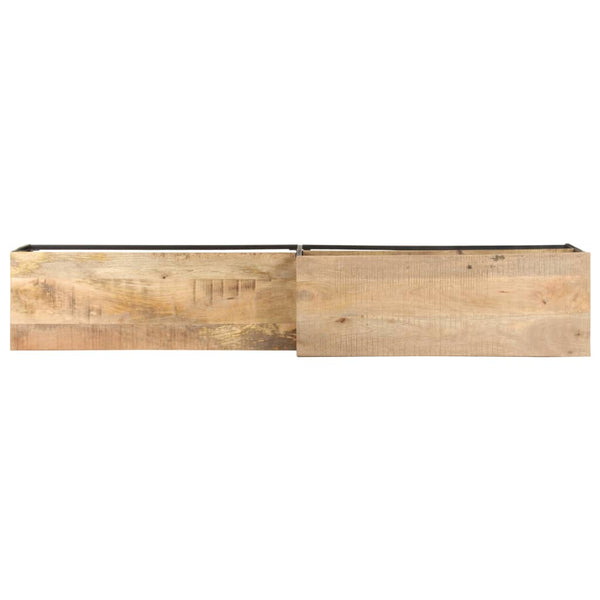TV-Möbel Raami 180x30x50cm (raues Mangoholz)
