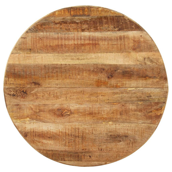 Esstisch Shikai 100x100x75cm (ruhes Mangoholz, rund)