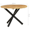 Esstisch Shikai 100x100x75cm (ruhes Mangoholz, rund)