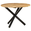 Esstisch Shikai 100x100x75cm (ruhes Mangoholz, rund)