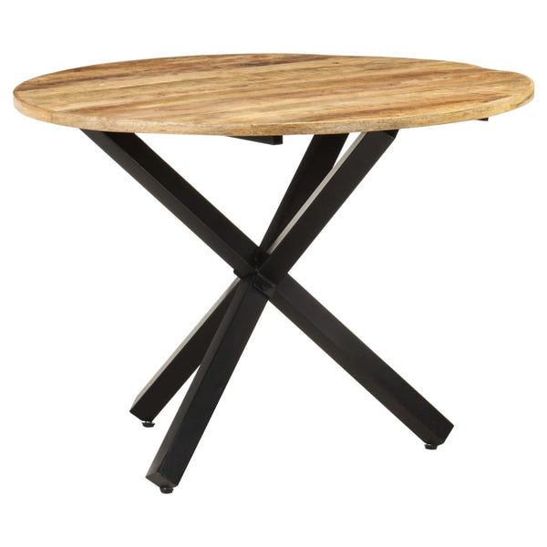 Esstisch Shikai 100x100x75cm (ruhes Mangoholz, rund)