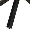 Esstisch Shikai 100x100x75cm (rund, recyceltes Massivholz)